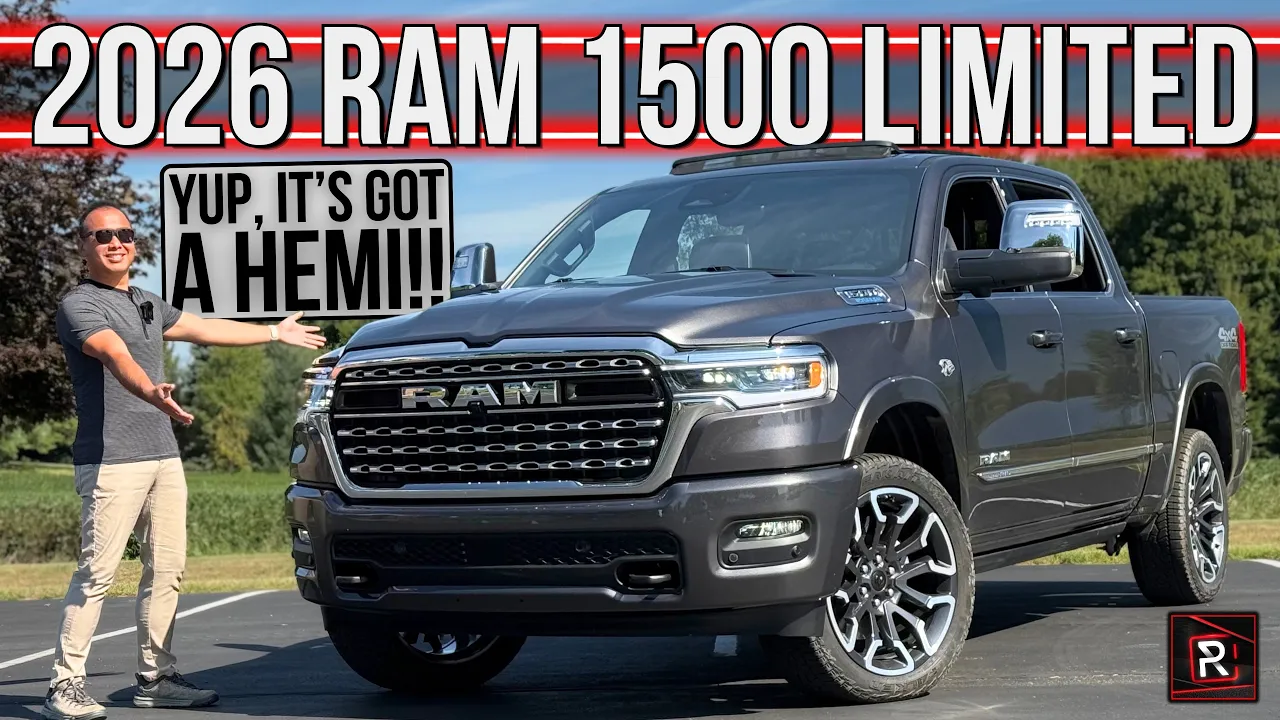 The 2026 Ram 1500 Limited Is A HEMI Powered Luxury Truck With Heavenly V8 Noises