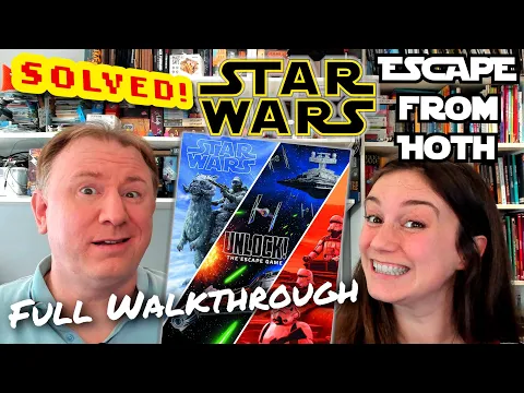 Solved! Unlock Star Wars: Escape from Hoth - full walkthrough and solution with Dr Gareth and Laura