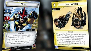 Old Hero New Trick Nova Becomes a Spy Marvel Champions Live Replay
