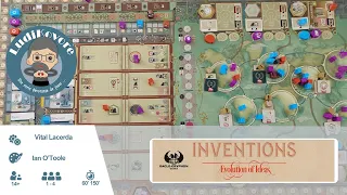Inventions Evolution of ideas : Explication des règles et partie en solo