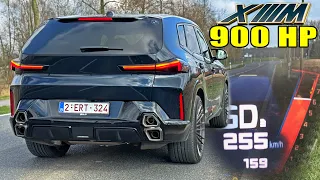 BMW XM 900HP vs STOCK // 0-100 100-200 AKRAPOVIC SOUND