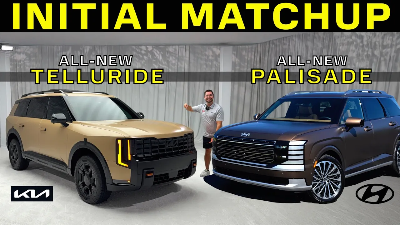 INITIAL MATCHUP! -- 2027 Kia Telluride vs. 2026 Hyundai Palisade: Which is BETTER??