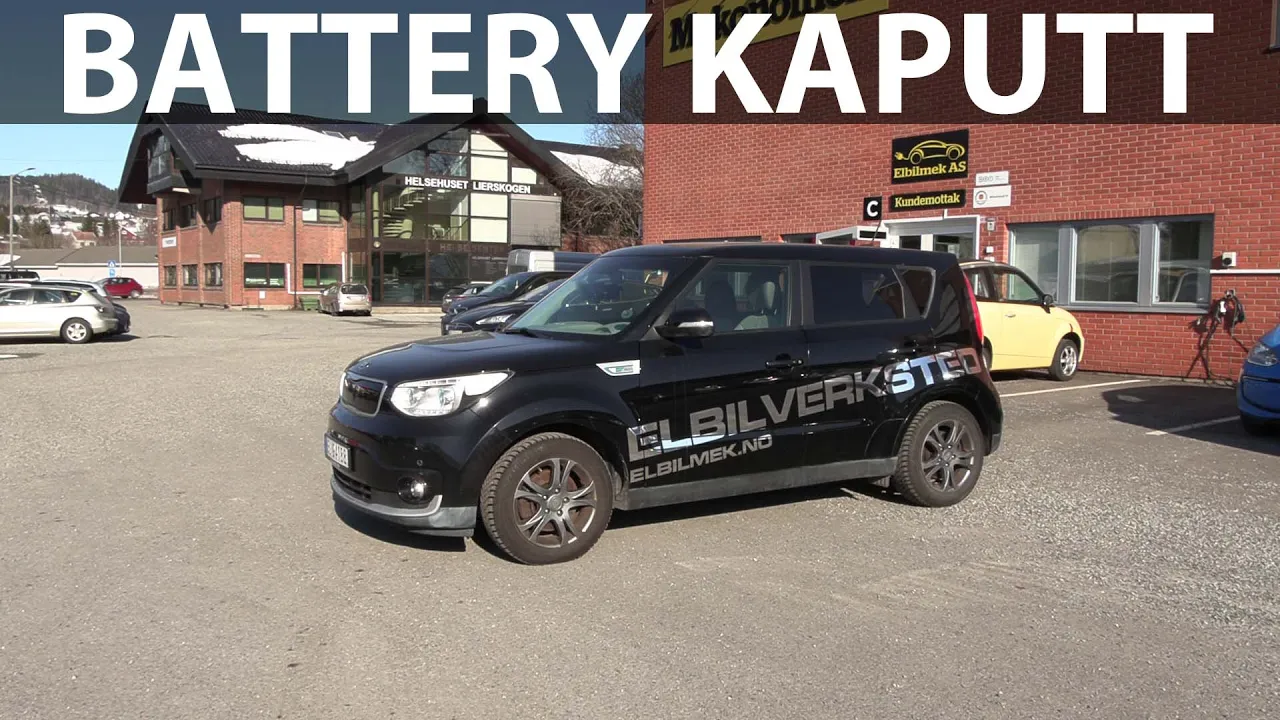Testing Kia Soul with bad battery before Elbilmek repairs it