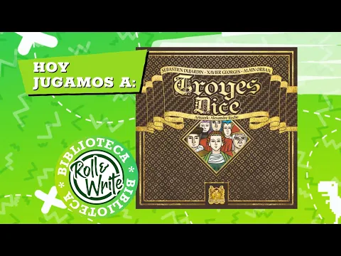 Hoy Jugamos a Troyes Dice en castellano (Juego de Mesa Roll & Write) Partida