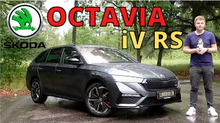 Lever den op til "RS" betegnelsen som Plug-in Hybrid? Skoda Octavia iV RS TEST