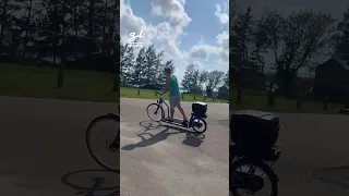 My new favorite way to get steps in...🤣 #bike #exercise #funny