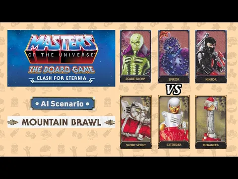 Mountain Brawl | AI Scenario Session | Masters of the Universe Clash for Eternia