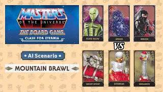 Mountain Brawl | AI Scenario Session | Masters of the Universe Clash for Eternia
