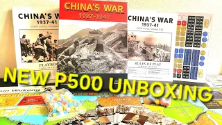 P500: China's War 1937-1941 by Brian Train/GMT - Unboxing!