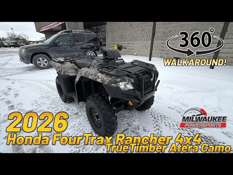 2026 Honda Fourtrax Foreman Rubicon 4x4 Automatic Dct Eps Truetimber® Atera Camo Thumbnail alt
