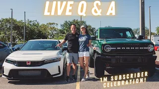 Raiti's Rides 1 Million Sub Giveaway & June News - Live Q & A with Joe & Lori