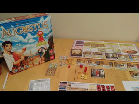 Rise of Augustus board game - setup, how to play and review * Amass Games * HD Bingo Paolo Mori via