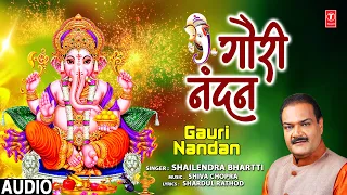गौरी नंदन Gauri Nandan | Ganesh Bhajan | SHAILENDRA BHARTTI | Full Audio Song