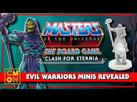 Revealed: Evil Warriors Miniatures for CMON's MOTU: Clash for Eternia Boardgame