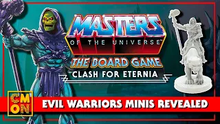 Revealed: Evil Warriors Miniatures for CMON's MOTU: Clash for Eternia Boardgame
