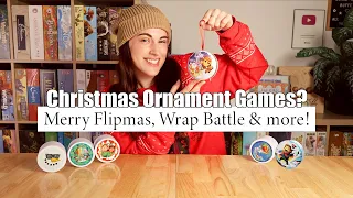 Christmas Ornament Game Preview! | Merry Flipmas, Wrap Battle, Snowman Shuffle & more!