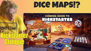 Shakeup Adventures: Dungeon Crawler with a Map made of Dice! (C) Kickstarter Critique Review