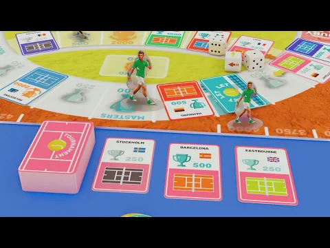 Tiebreak Triumph - Tennis Boardgame replicating the tennis tour. tiebreaktriumph.com