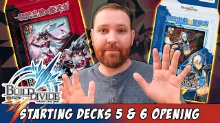 Build Divide SD 5 & 6 Opening: Adventurers in a Dangerous Game & Maidens of the Sengoku Battlefields
