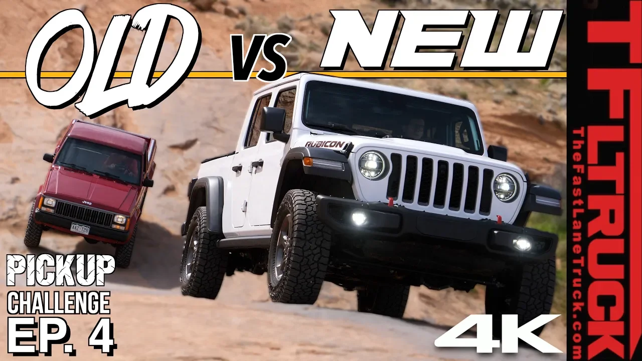 Watch a 30-Year-Old Jeep Comanche Spank a New Gladiator Off-Road! Cheap Jeep Challenge S2 Ep.4