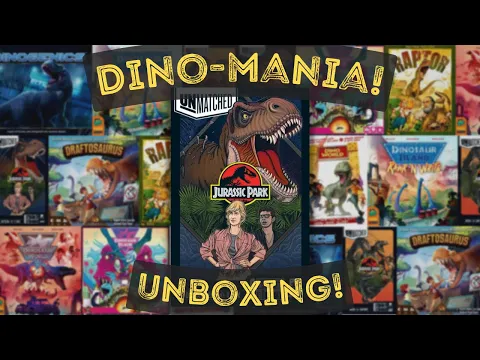 Unmatched: Jurassic Park – Dr. Sattler vs. T. Rex - Unboxing!