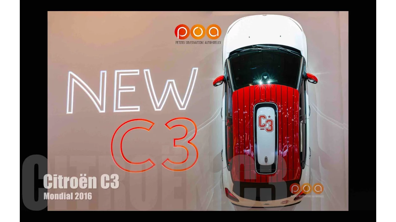 Nouvelle Citroën C3 2016 - Mondial de l'Automobile 2016 1/20