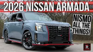 The 2026 Nissan Armada Nismo Is A Twin-Turbo Powered Family SUV With Boy Racer Vibes