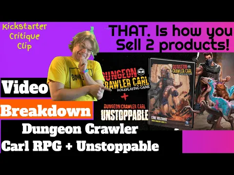 Duingeon Crwawler Carl might have the best crowdfunding video I've seen! Kickstarter Critique Clips