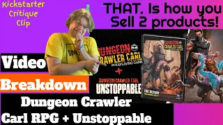 Duingeon Crwawler Carl might have the best crowdfunding video I've seen! Kickstarter Critique Clips