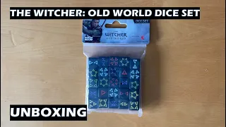 Unboxing The Witcher Old World Dice Set
