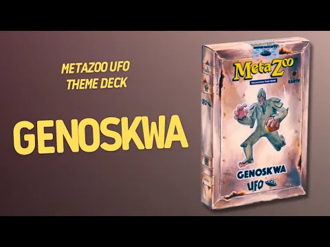 MetaZoo UFO Theme Deck Genoskwa | Inside with João Ricardo Ep887