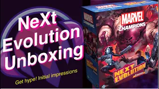 Marvel Champions | NeXt Evolution | Unboxing | X-Men | X-Force | Hero Pack | Cable | Domino