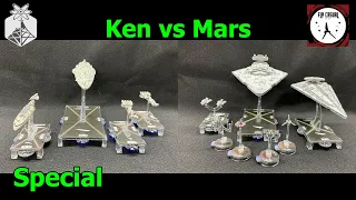 Star Wars Armada "Ken vs Mars from Fly Casual" - ION Radio Battle Report