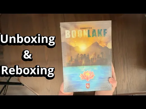 Boonlake - Board Game Unboxing & Reboxing - What's in the Box?