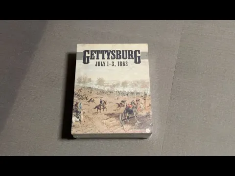 The Discriminating Gamer: Gettysburg 1863 unboxing with Ray