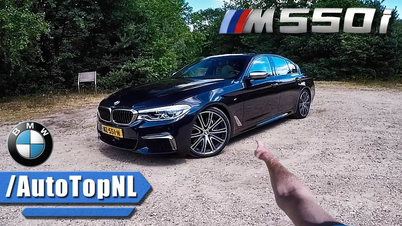 BMW M550i REVIEW POV Test Drive on AUTOBAHN by AutoTopNL