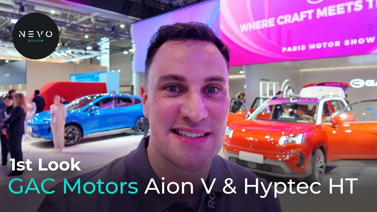GAC Aion V and Hyptec HT - First Look at the 2024 Paris Motor Show