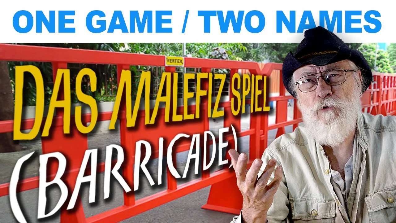 Malefiz! There's a Barricade In My GameRoom - a mid-century classic from Germany.