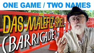 Malefiz! There's a Barricade In My GameRoom - a mid-century classic from Germany.
