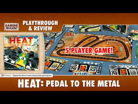 Heat: Pedal to the Metal - 5-player playthrough