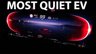 Mercedes EQS 580 4Matic acceleration and noise test