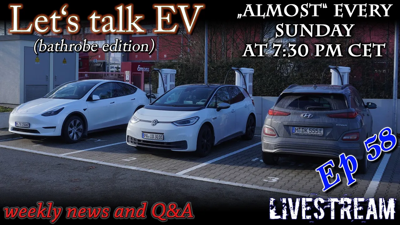 (live) Let's talk EV - Autobahn  drive MY, Kona, Id3