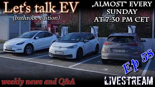 (live) Let's talk EV - Autobahn  drive MY, Kona, Id3