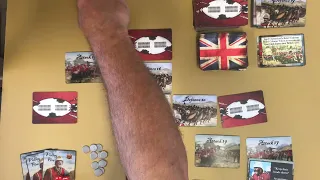 Rorke’s Drift game prototype DVG card board game on kickstarter