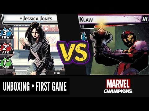 Unboxing Jessica Jones Hero Pack & Playtesting Versus Expert Klaw | Marvel Champions Playthrough