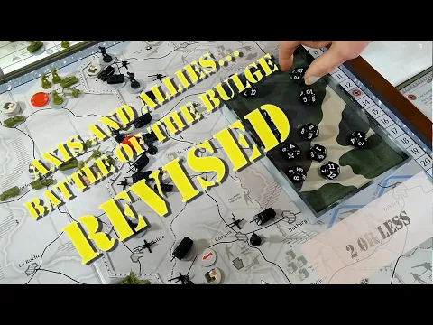 Axis and Allies Battle of the Bulge Revised: Solo Gameplay part 1