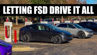 300+ Miles on FSD 14.2.1 (Almost Perfect) — Black Friday Chaos, Superchargers & State Mugs (Part 4)