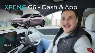 XPENG G6 - Detailed Look at the Dash, Driver Display, Steering Wheel Function and XPENG App