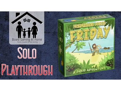 Friday Card Game Solo Playthrough (Gameplay Overview, Runthrough & Finaly Thoughts/Review)