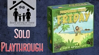 Friday Card Game Solo Playthrough (Gameplay Overview, Runthrough & Finaly Thoughts/Review)